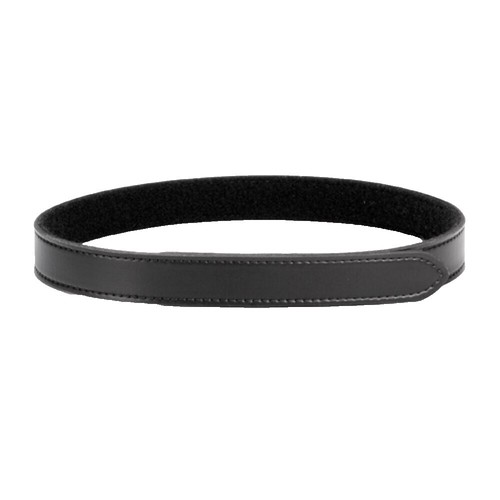 Duty man Police Equip. Woven Leather Belt Cop Black Size 58  display picture 2