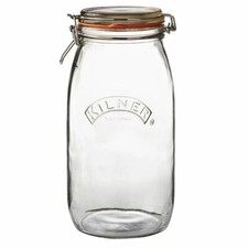 Kilner Clip Top Glass Preserve Jar Durable Air Tight Jam Spice Mason - 3000ml