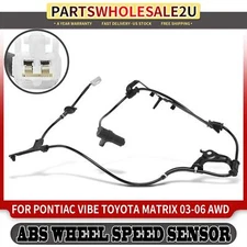 New Rear Right ABS Wheel Speed Sensor for Pontiac Vibe Toyota Matrix 03-06 AWD