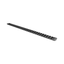 12" Long Uncut Picatinny Weaver Blank Accessory Rail, 0.31" Thick Black Aluminum