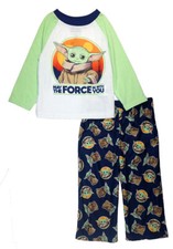 Star Wars Toddler Boys Yoda Two-Piece Pajama Pant Set Size 2T 3T 4T 36