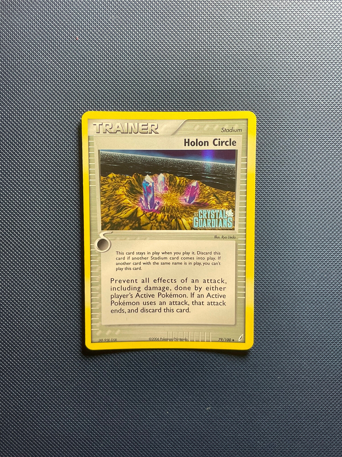 (NM) Holon Circle EX Crystal Guardians 79/100 Reverse Holo Stamped Trainer