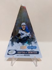 23/24 Upper Deck Ice Matthew Kessel Factory Miscut Depth of Winter Rookie #199