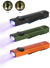 Olight Arkfeld UV + White LED Flashlight, 1000 Lumens, Black, OD, or Orange Colo