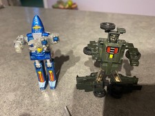 GoBots Cop-Tur Tonka 1982 and Jeeper Creeper Vintage Toys Not Complete Two Pack