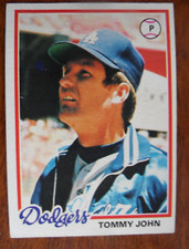 1978 TOPPS BASEBALL #375 TOMMY JOHN LOS ANGELES DODGERS EX/MT U-2091