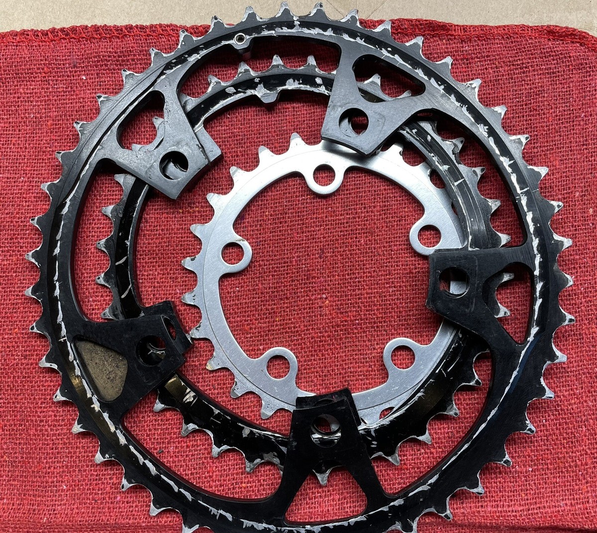 SHIMANO FC-M730 クランク　OLD MTB ビンテージ　175 Vintage Shimano Deore XT Fc-m730 MTB Crankset 175mm Crank