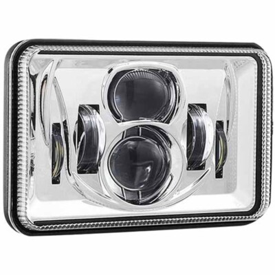 Haizer 4 X 6 Inch 11 Diode High Beam LED Projector Headlight W/ 6 Diode Low Beam