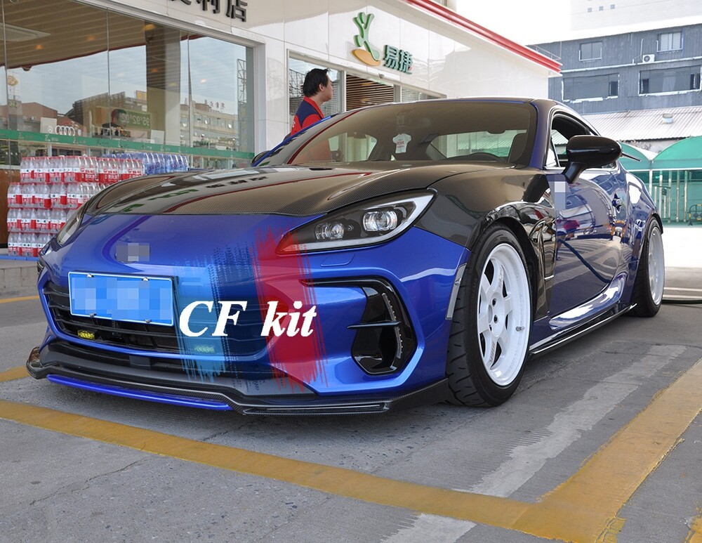 For 21UP Subaru BRZ ZD8 GR86 ZN8 BL Style Carbon Fiber Side Skirts