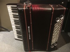 Akkordeon Modricker Alpenline-Folklore, Oberkrainer, Palisander, Helikon HA I/II