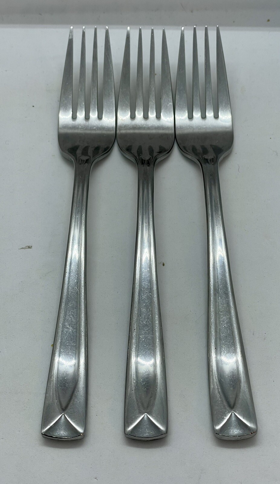 (3) Oneida Lincoln Stainless Satin Dinner Fork Lot 7 7/8” eBay