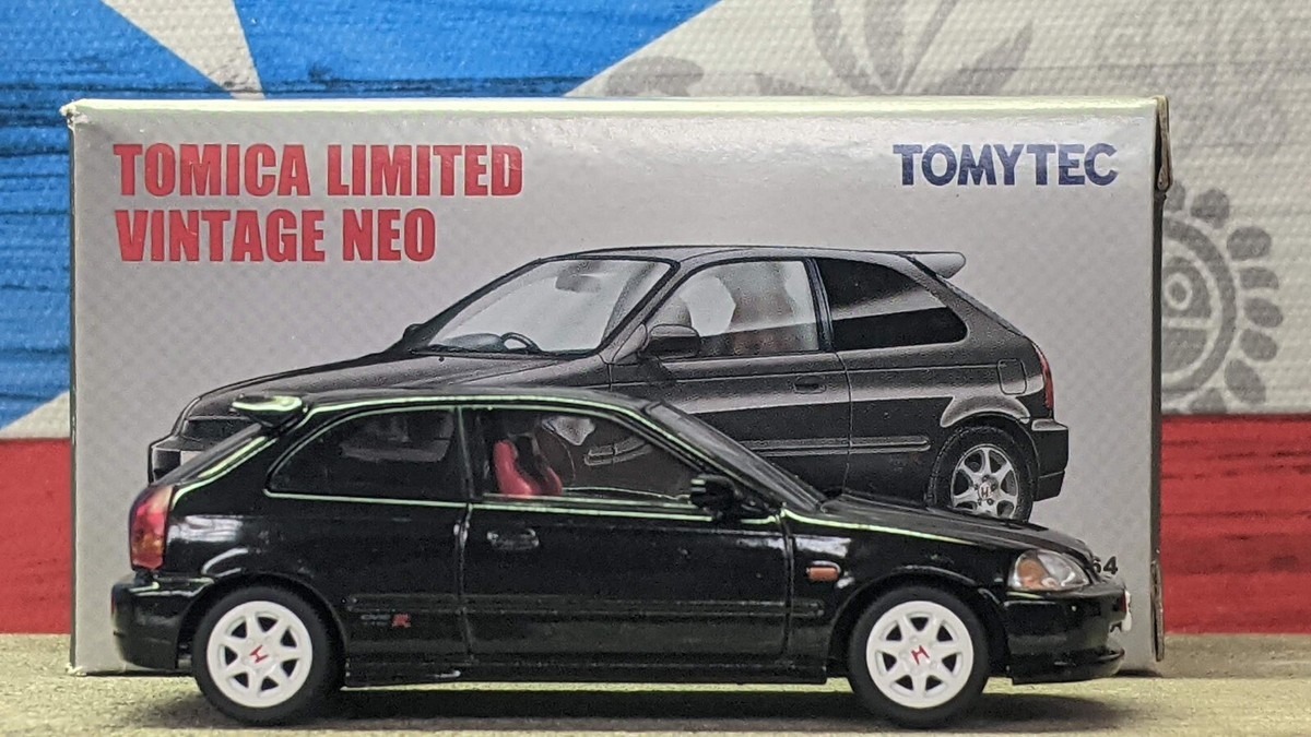 TOMICA LV-N158c 1997 HONDA CIVIC Type R 1:64 SCALE LIMITED VINTAGE