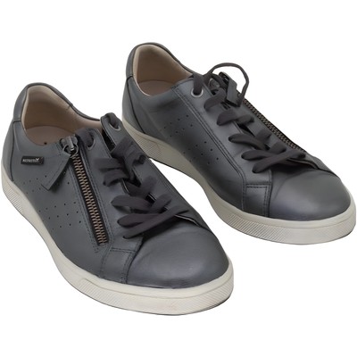 Mephisto Nikita Womens Tennis Shoe metalic grey sandal Size 6 M US