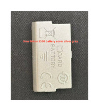 New Nikon S550 Battery Cover Silver Gray Camera Repair Parts