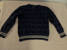 EUC Polo Ralph Lauren Toddler Sweatshirt 3/3T Polo Bear Blue Pullover RARE A