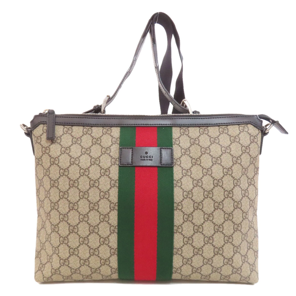 Sac à bandoulière GUCCI 523335 GG Supreme Medium Messenger PVC