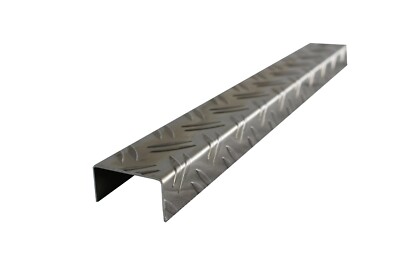 Laufschiene Riffelblech 1,5/2 + 2,5/4 + 3,5/5 U-Blech 2m U-Profil Fahrschiene