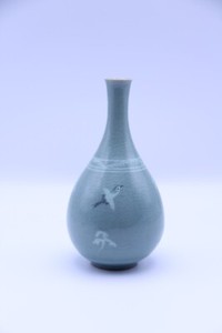 Korean or Japanese Celadon Vase