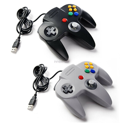2 X N64 USB Controller Retro Gampad für Nintendo 64 PC Mac Windows Raspberry Pi