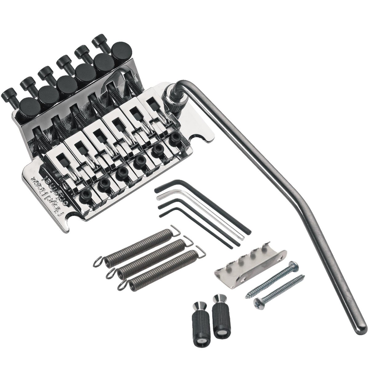 ギター Floyd Rose Tremolo System Chrome w/USED Floyd Rose FRT100L Original Series Left-Handed Tremolo System