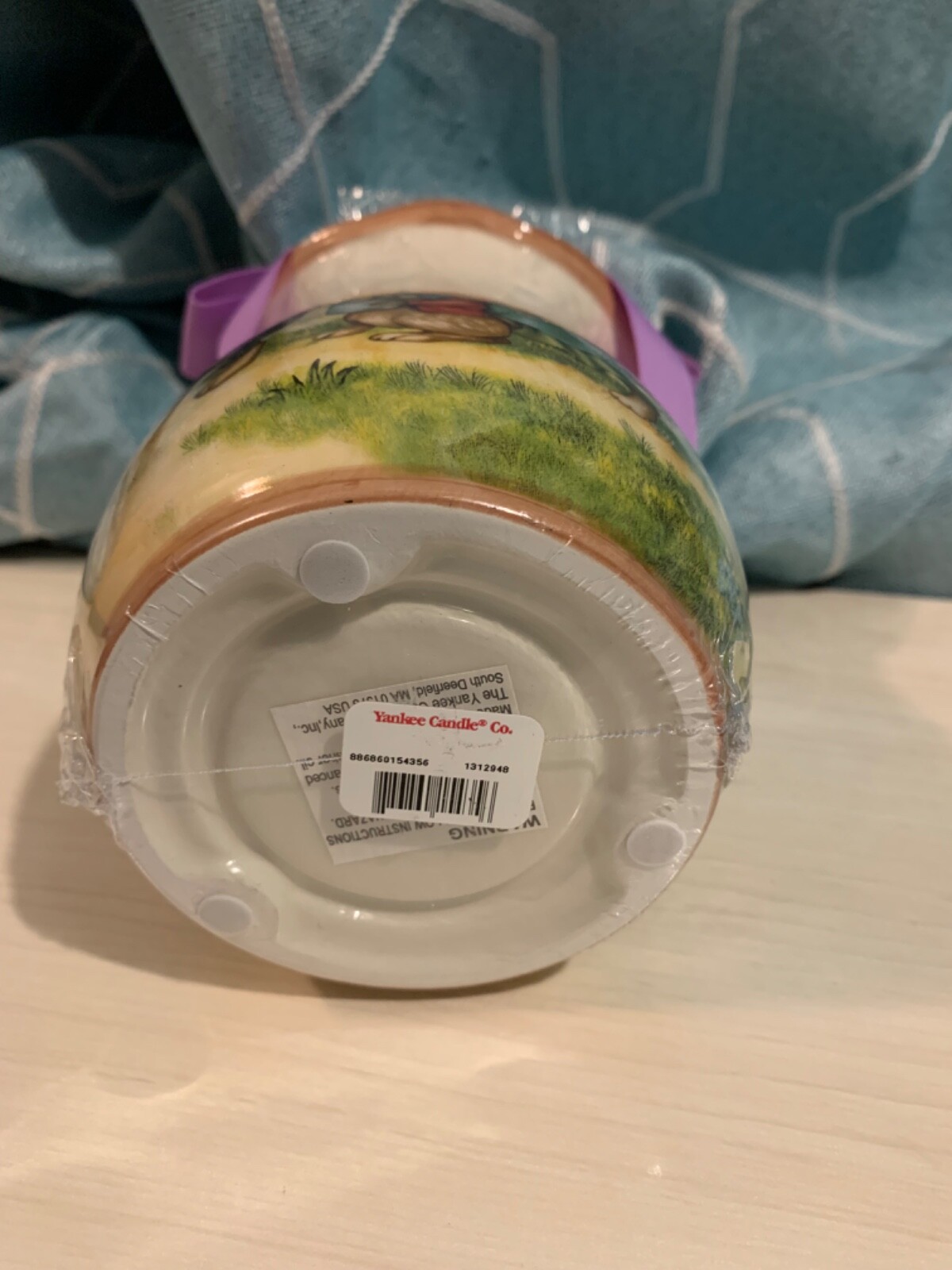 **VTG Yankee CandleTart Candle WarmerEaster EggsBunny RabbitsFarm