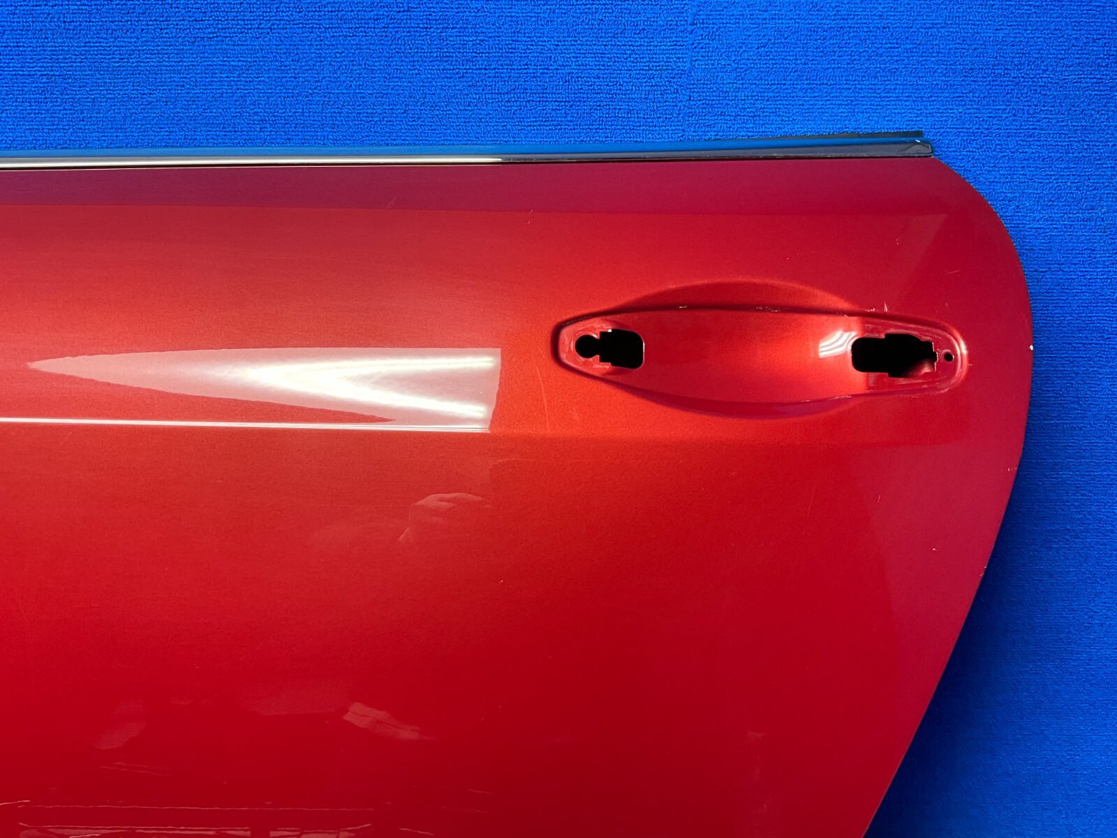 2003 - 2009 BENTLEY CONTINENTAL GTC FRONT LEFT DRIVER SIDE DOOR SHELL RED OEM