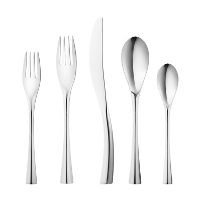 Cobra by Georg Jensen Stainless Steel Place Setting 5 pieces Modern - Vtg NOS