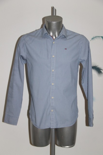 jolie chemise slim fit coton homme TOMMY HILFIGER taille S parfait état