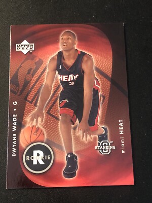 2003-04 Upper Deck Standing O Dwyane Wade #89 Rookie RC HOF | eBay