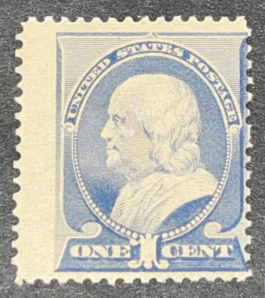 Sellos de viaje: estampillas de Estados Unidos Scott #212, 1 centavo Franklin como nuevas OG NH CV $290 Foto 2 de 4