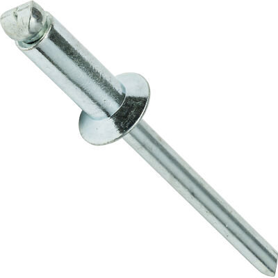 Aluminum Pop Rivets 5/32'' x 1/2'' Steel Mandrel Flat Countersunk Head Qty 100