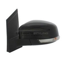 Ford Focus Mk2 2008-2012 Electric Door Wing Mirror Black Passenger Side Left