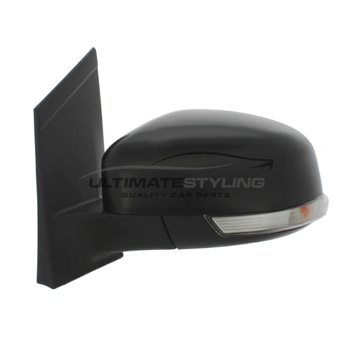 Ford Focus Mk2 2008-2012 Electric Door Wing Mirror Black Passenger Side Left