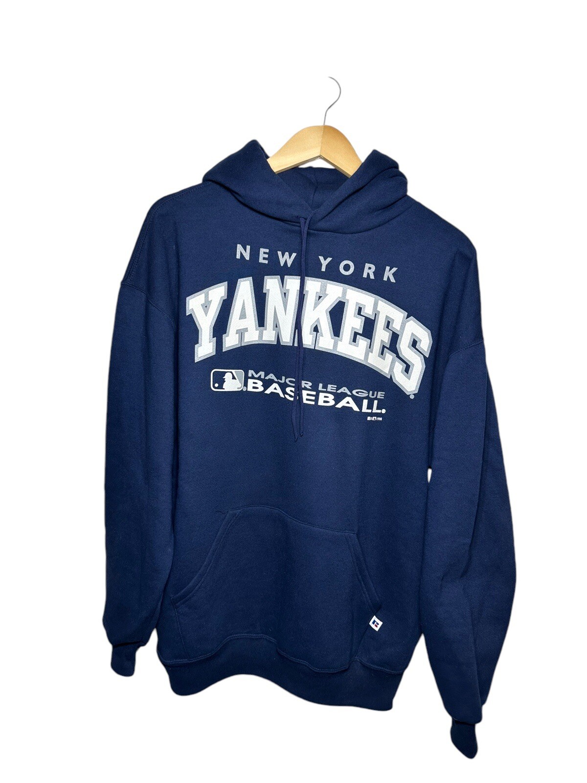 Vintage 1998 New York Yankees Russell Athletic XL Mens Hoodie Sweatshirt