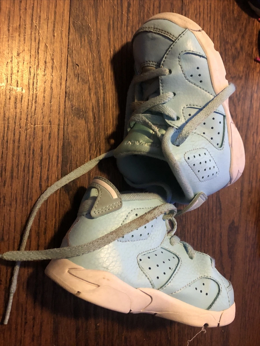 Baby blue cheap jordan 6s