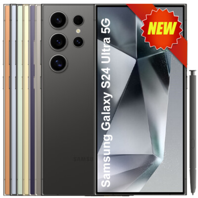 Samsung Galaxy S24 Ultra - 256 GB - Titanium Black (Unlocked) for