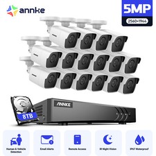 ANNKE 5in1 3K Lite 16CH DVR 5MP CCTV Security Camera System Human Detection IP67