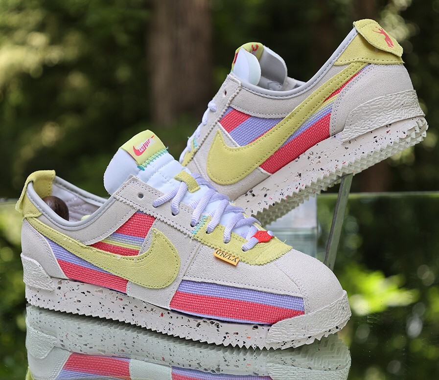 Nike Cortez Union LA Lemon Frost Size 9 Sail Light Violet Nike Cortez Union LA Lemon Frost Size 9 Sail Light Violet