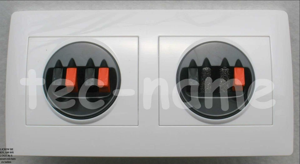 MARKENLOS 1 2 3 4 fach LAUTSPRECHER BOXEN WAND EINBAU DOSE TERMINAL ANSCHLUßDOSE UNTERPUTZ