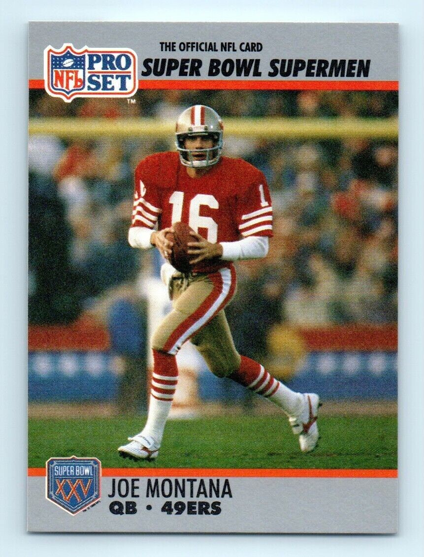 1990 Pro Set Football 160-Card Super Bowl XXV Complete Factory