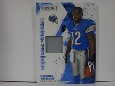 2009 Rookies & Stars Derrick Williams #12 Freshman Orientation PRIME Patch /50