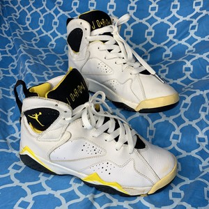 Nike Air Jordan 7 maíz para mujer Talla 6.5 Retro Vintage OG Blanco Amarillo  Wmns | eBay