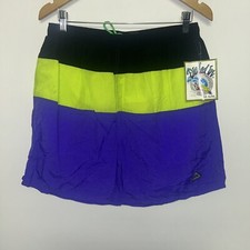 Vintage 1990  s BB Surf Multi-Color Shorts, Deadstock NWT, Size Large