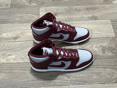 dunk high maroon