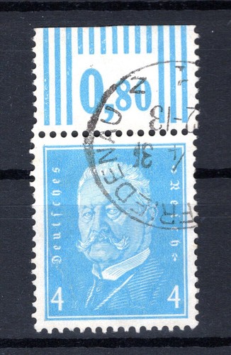 Dr-Weimar 454WOR Stamped Upper Margin (CA3575
