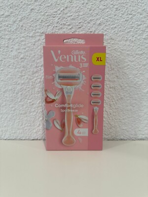 Gillette Venus Comfortglide Spa Breeze Rasierklingen Damen, 4 Ersatzklingen für 
