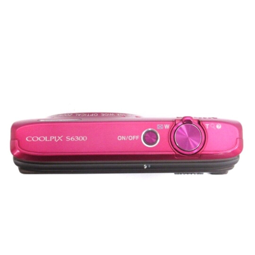 Nikon Coolpix S6300 Pink Digital Camera 16.0 MP 10x Optical Nikon Coolpix S6300 Pink Digital Camera 16.0 MP 10x Optical