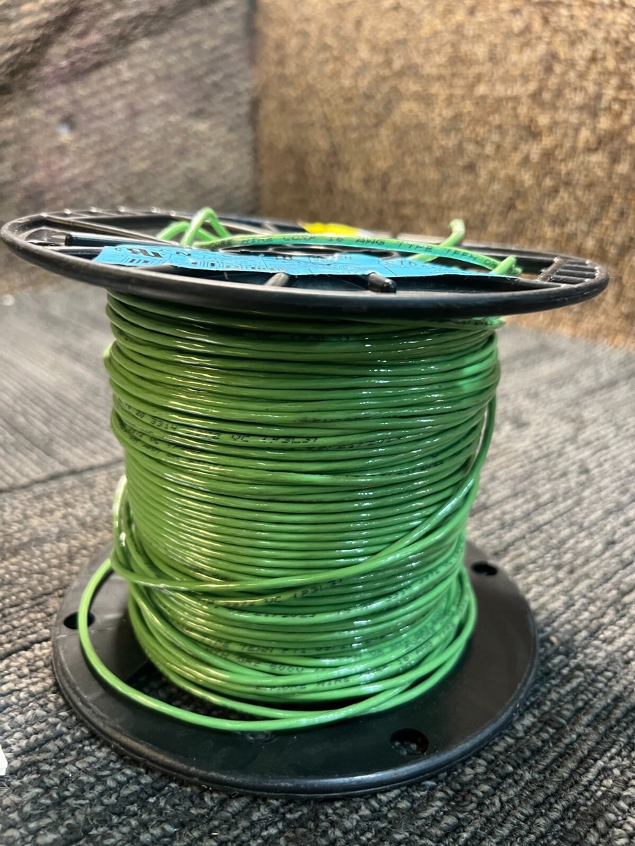 Encore Wire Copper Wire 106100605440 500FT Green 16 AWG 26 Strand
