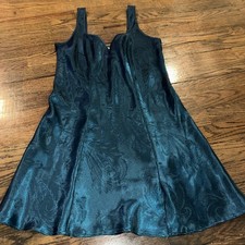 Vtg Morgan Taylor Negligee Nightie Beautiful Green Slip Y2K Size S