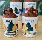 Vintage Relco Japan  Condiments Set: Oil & Vinegar Salt /Pepper Shakers Rooster  — photo 2